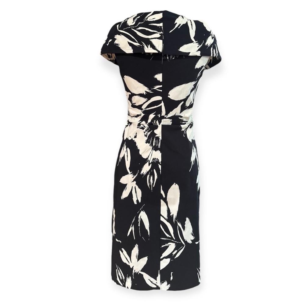 Joseph Ribkoff Navy-White Dress - Picture 5 of 6